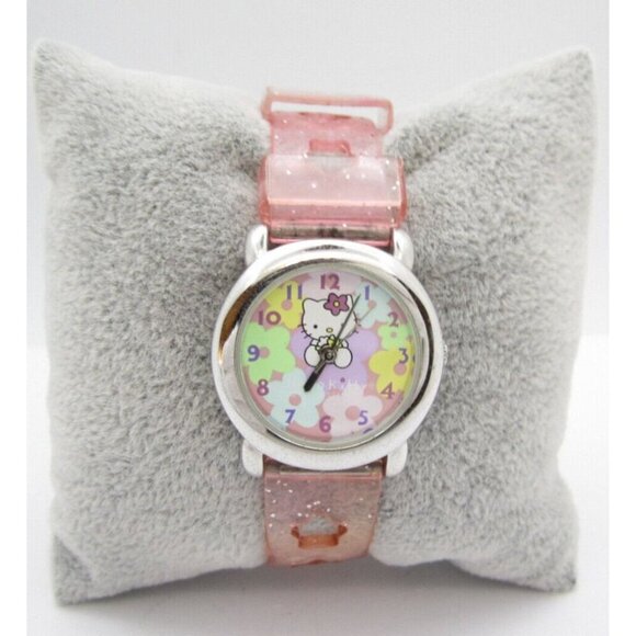 Women Hello Kitty Quartz WR Analog 26mm Round Watch (H440) "New Battery" - Picture 1 of 9